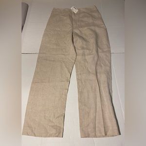 Saks Fifth Avenue Wide Leg Pants in Beige